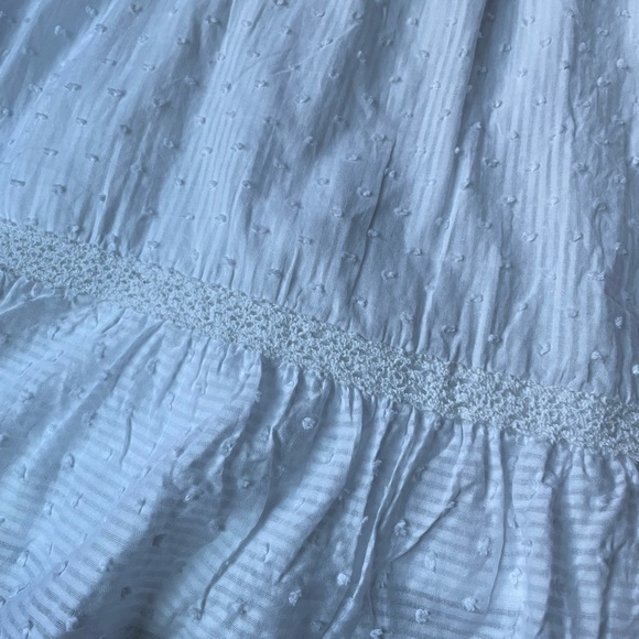 Jessica Simpson white cotton swiss dot dress - Picture 9 of 10